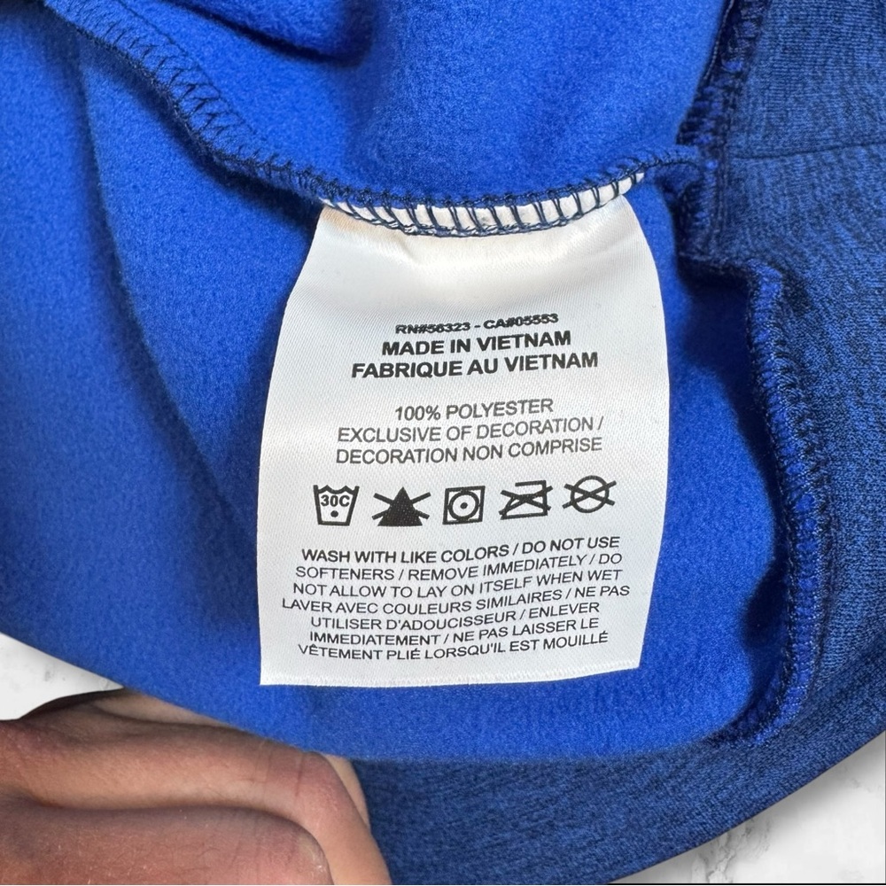 NWT Nike Therma-Fit Training Hoodie HEATHER BLUE CU6238-492 Men's Size S Small - Picture 9 of 9